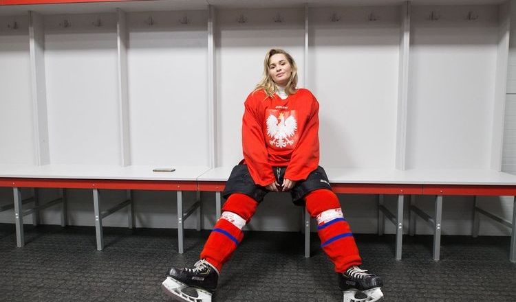 Ewelina Lisowska trenowała z hokejową reprezentacją Polski kobiet